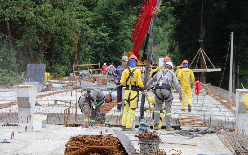 Construção está cerca de 85% concluída