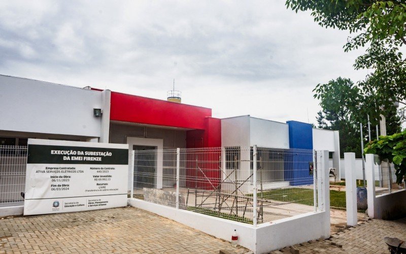 EMEI Leonel de Moura Brizola possui 10 salas de aulas