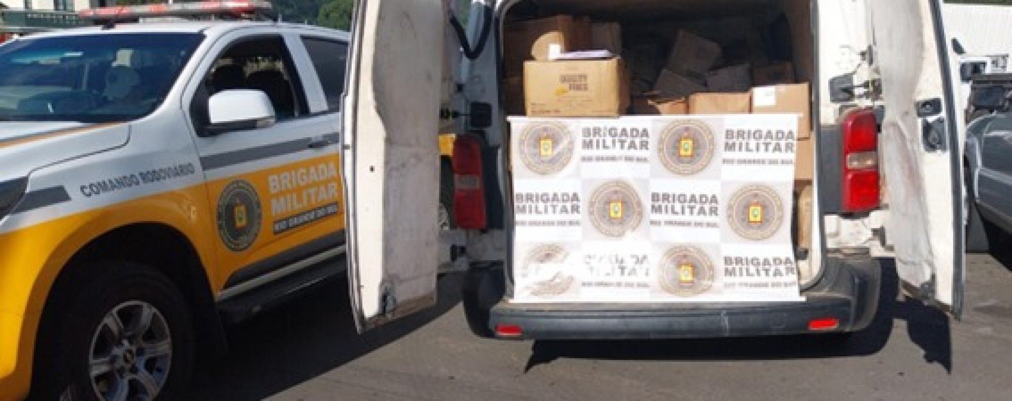 Batalhão Rodoviário de Gramado apreende quase uma tonelada de alimentos na RS-115
