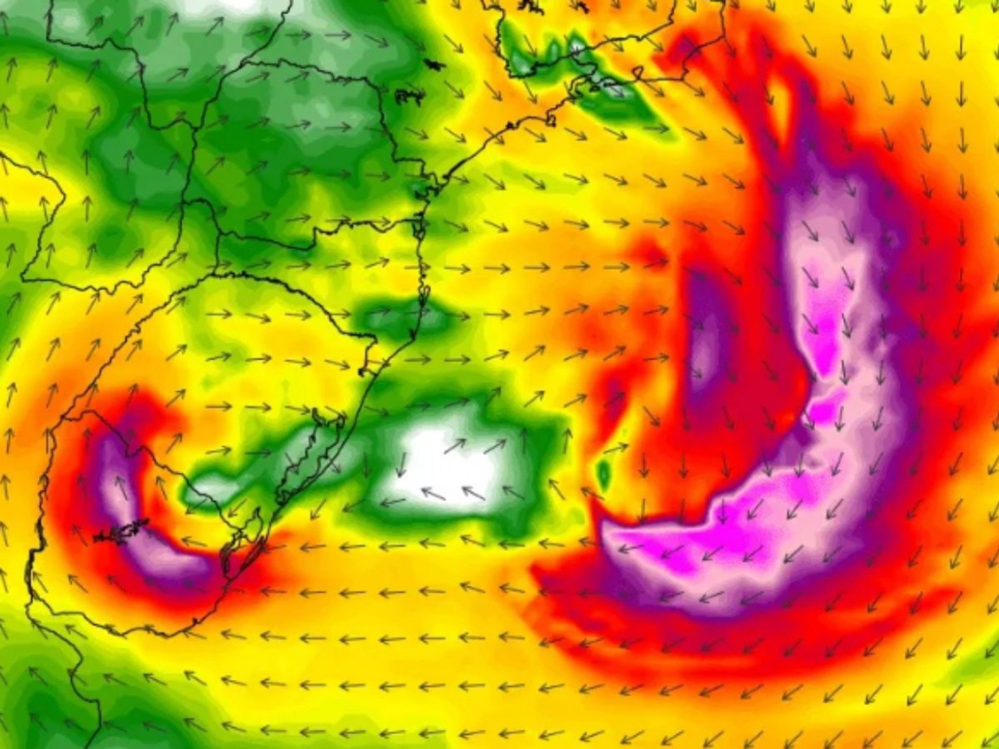 Dois sistemas ciclônicos podem trazer chuva, vento e tempestades | abc+