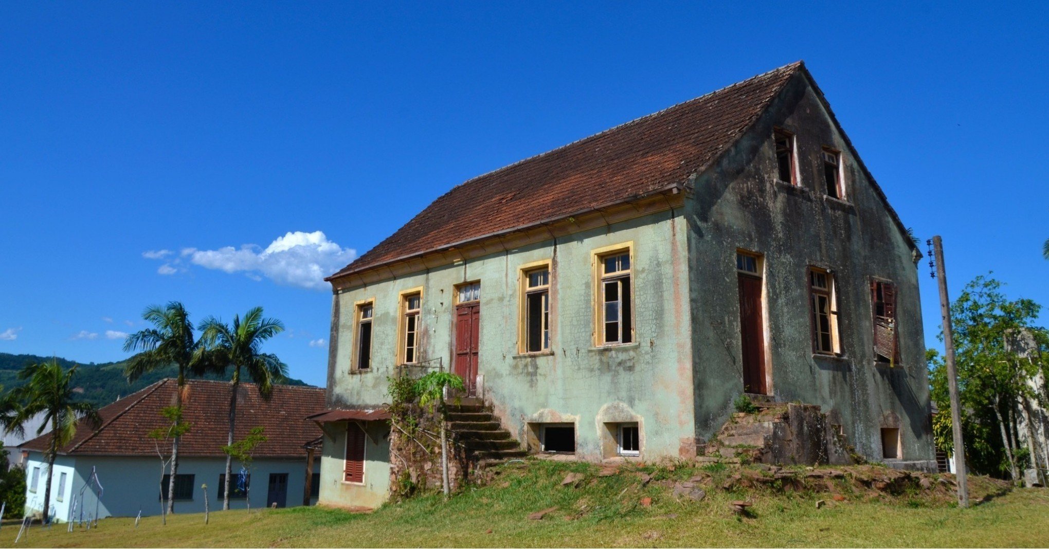 Sobrado histórico tem projeto de restauração pronto em São José do Hortêncio