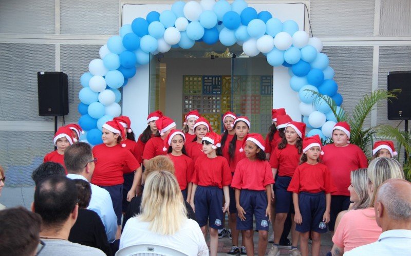 Apresentação de Natal de alunos da EMEF Octacilio Ermindo Fauth
