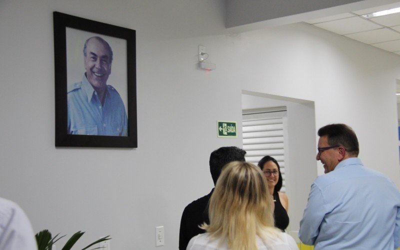 Momento da inauguração da EMEI Leonel de Moura Brizola