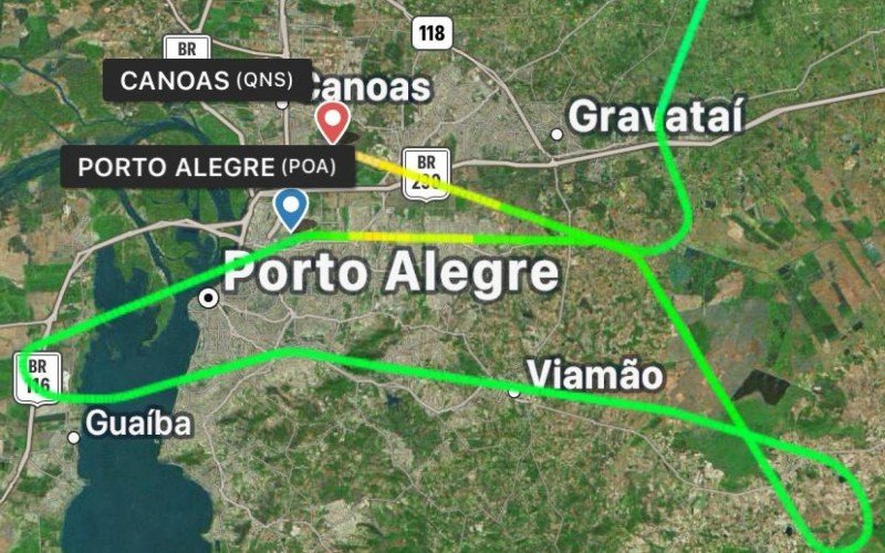 Após tentar pousar em Porto Alegre, avião da Gol alternou para Canoas: flap travado, relatou o piloto | abc+