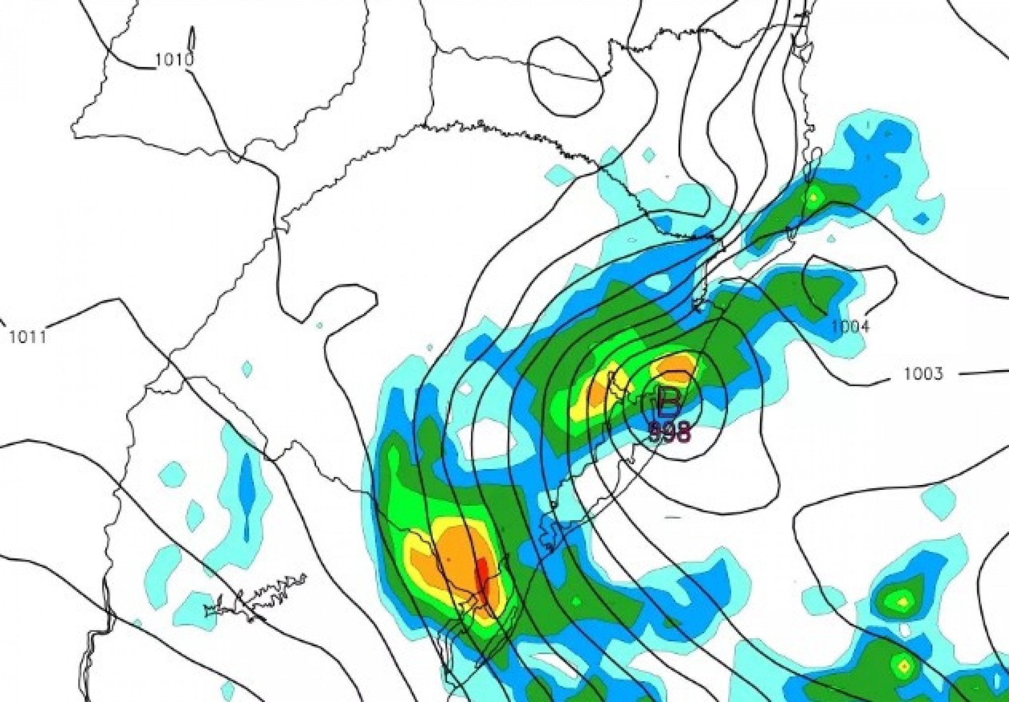 CICLONE BIGUÁ: O que esperar do ciclone subtropical nesta segunda-feira