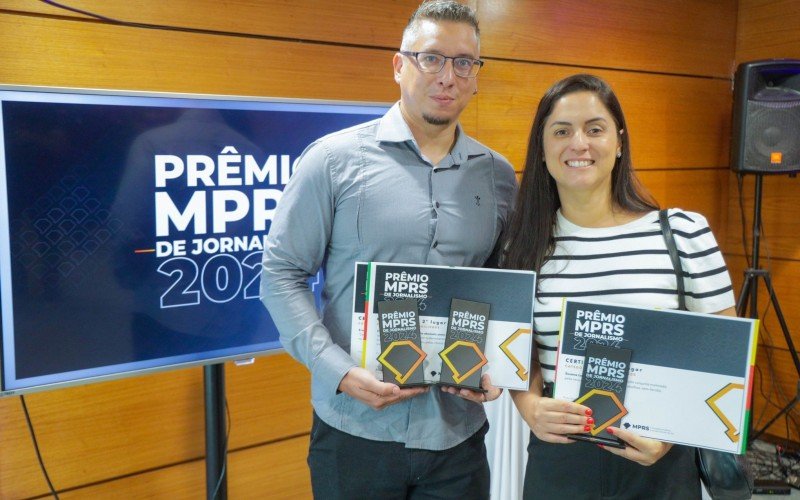 Ermilo Drews e Susana Leite na premiação do MPRS | abc+