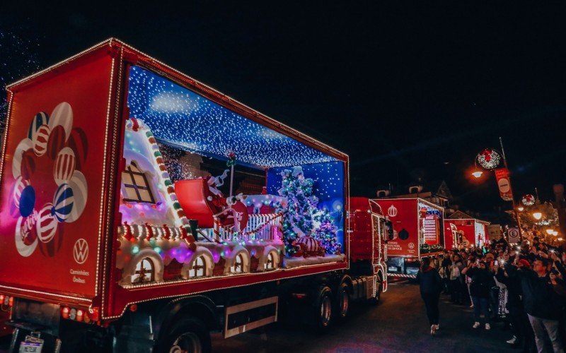 Caravana da Coca-Cola passará pela região no dia 21 de dezembro de 2024