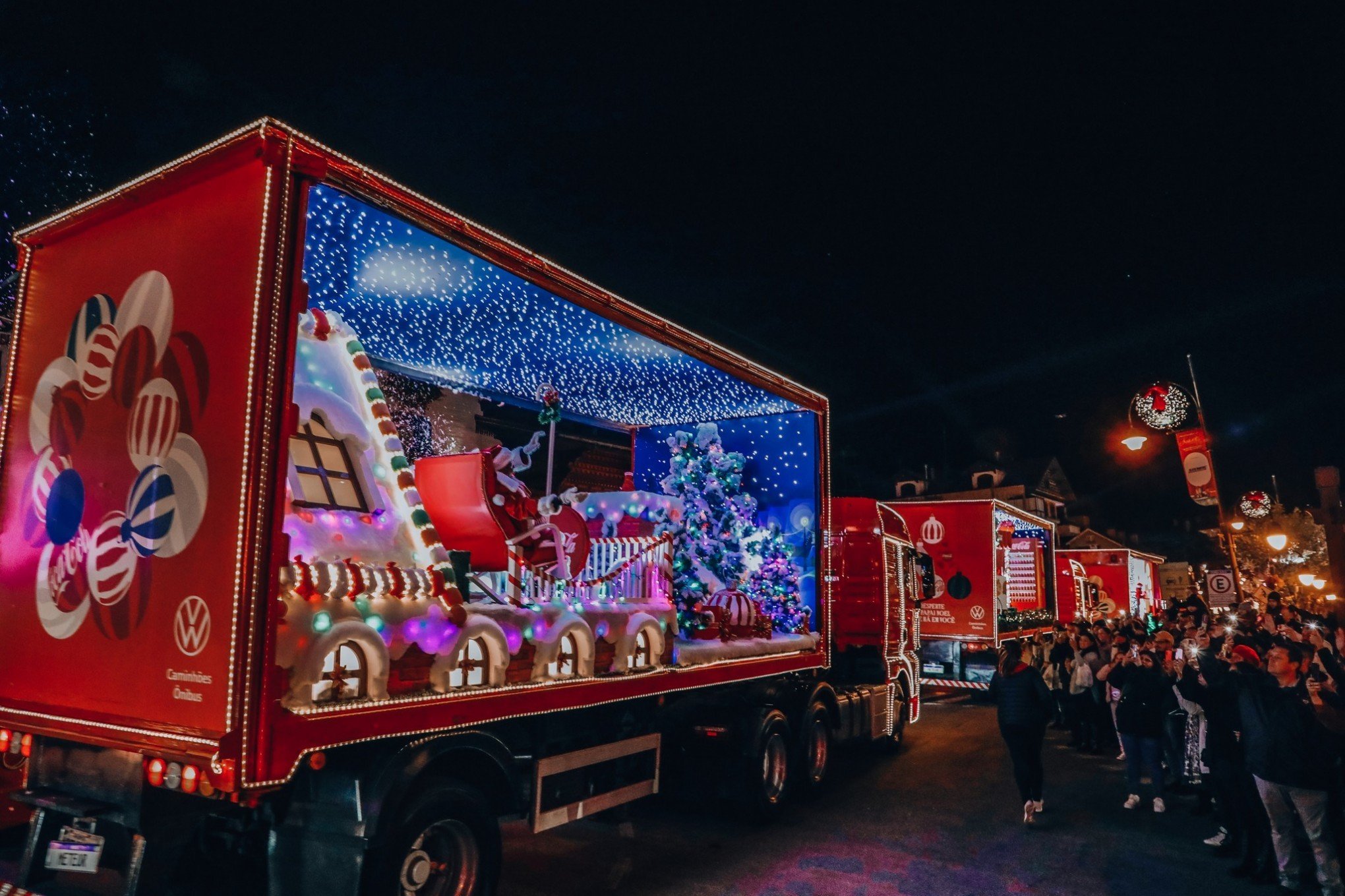 Com Caravana da Coca-Cola e presença do Papai Noel, Região das Hortênsias celebra o Natal no final de semana