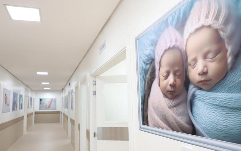 Centro Obstétrico e Maternidade do Hospital São Camilo, de Esteio, após a reforma