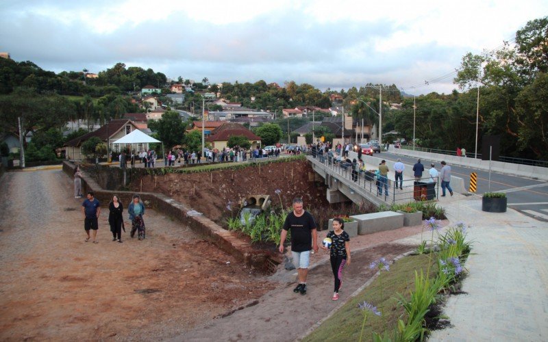 Inauguração da Ponte João Arnildo Mallmann