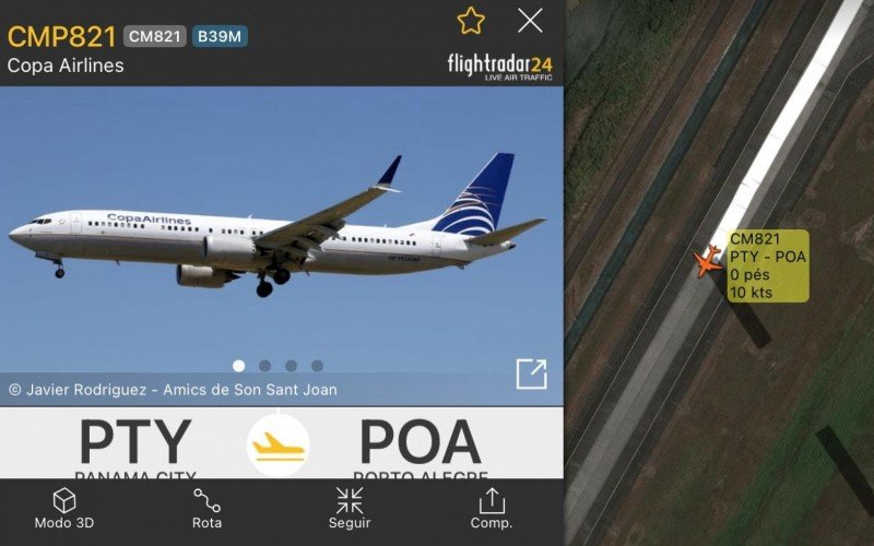 Avião da Copa Airlines com destino a Porto Alegre decola na Cidade do Panamá | abc+