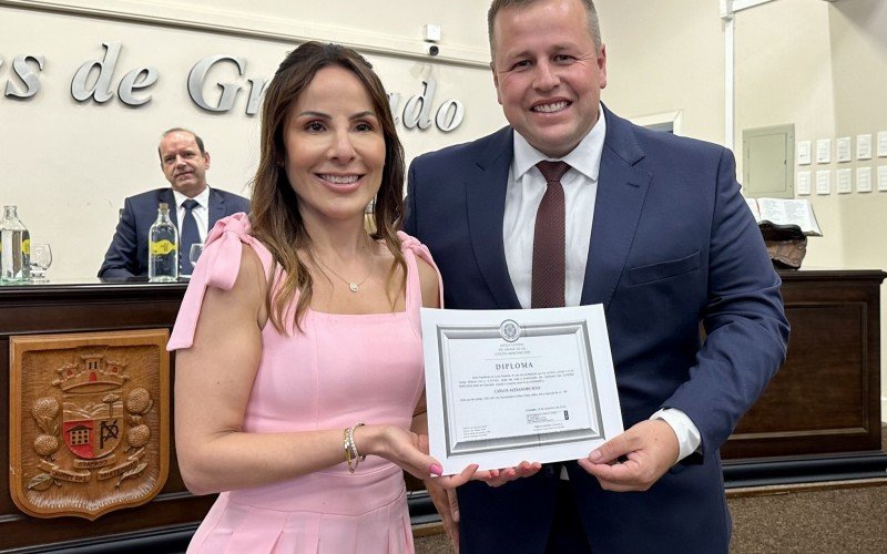 Diplomação do vereador Carlos Foss (PP)