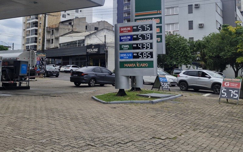 Em alguns postos, o preço estava R$ 5,75