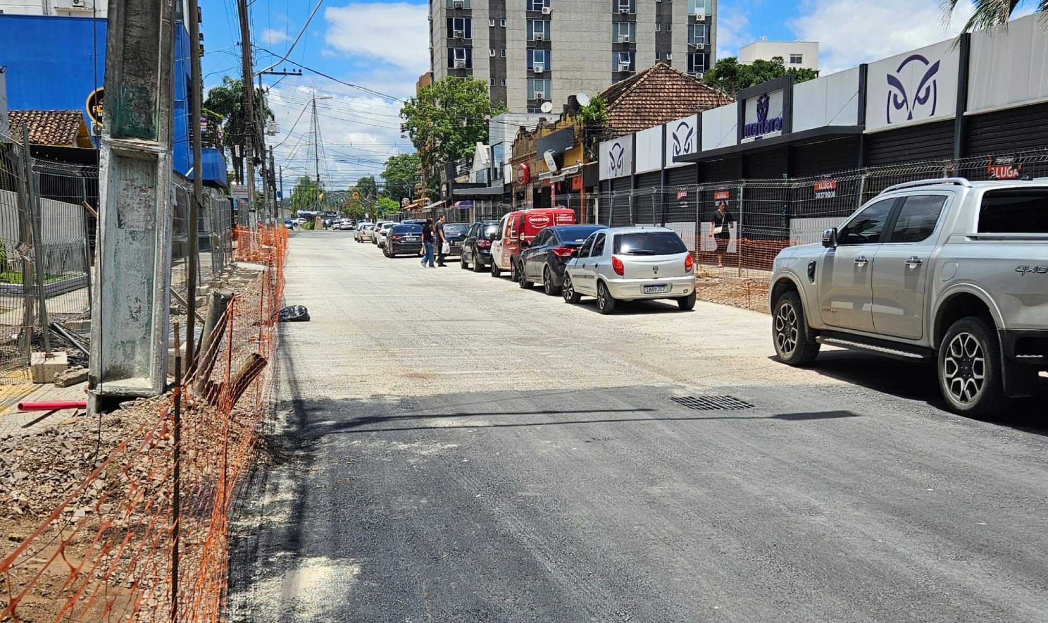 Obras param e Rua Independência deve ter trânsito liberado até o dia 6 de janeiro