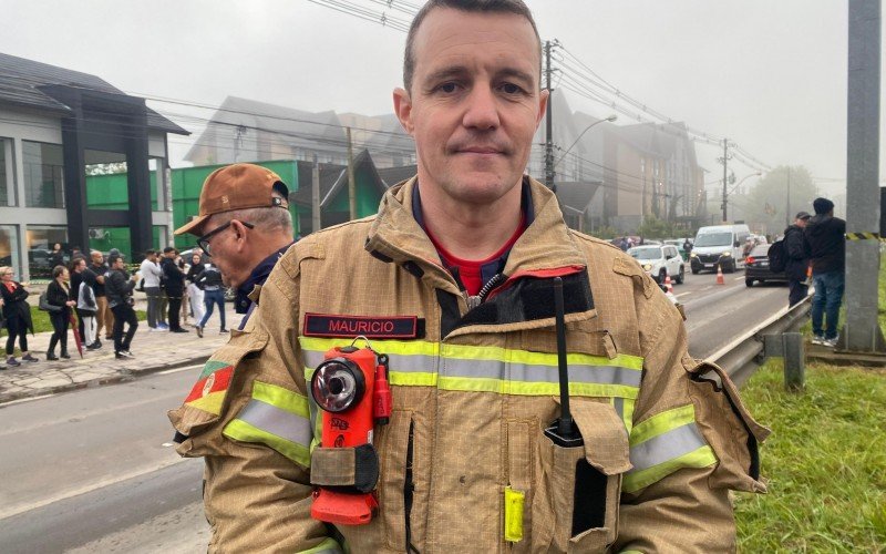 Comandante Maurício Ferro do Corpo de Bombeiros  | abc+