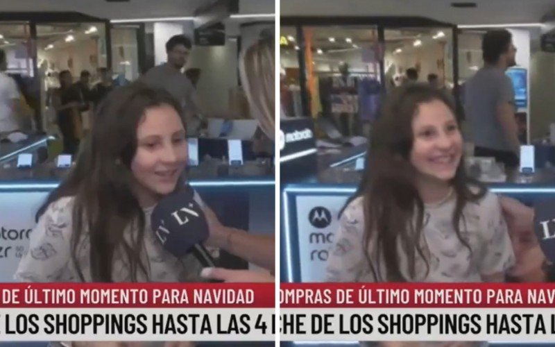 Vídeo do momento em que menina conta o que pediu ao Papai Noel viralizou nas redes sociais | abc+
