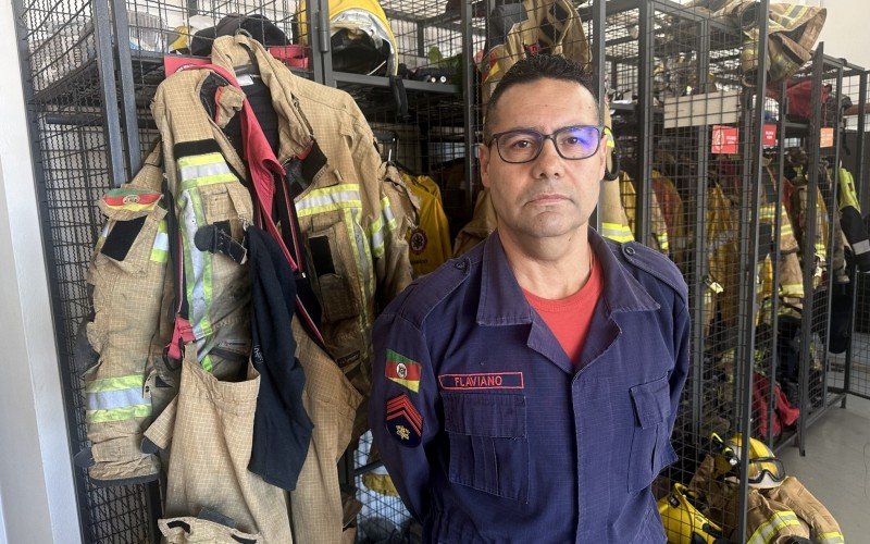 Roupa que o sargento Flaviano utilizou na ocorrência do domingo (22)