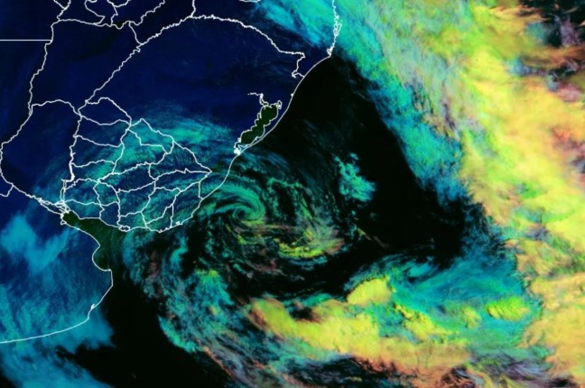 PREVISÃO DO TEMPO: Entenda porquê formação de ciclone extratropical é incomum em dezembro