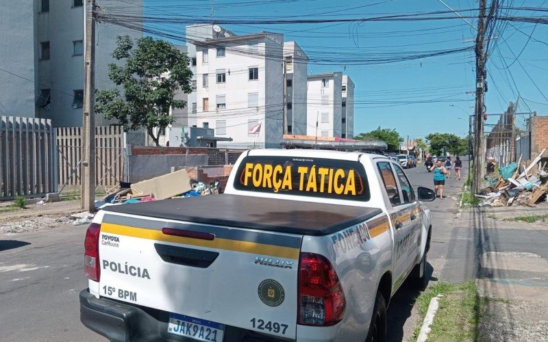 Brigada Militar nas redondezas do Residencial Mathias Velho  | abc+