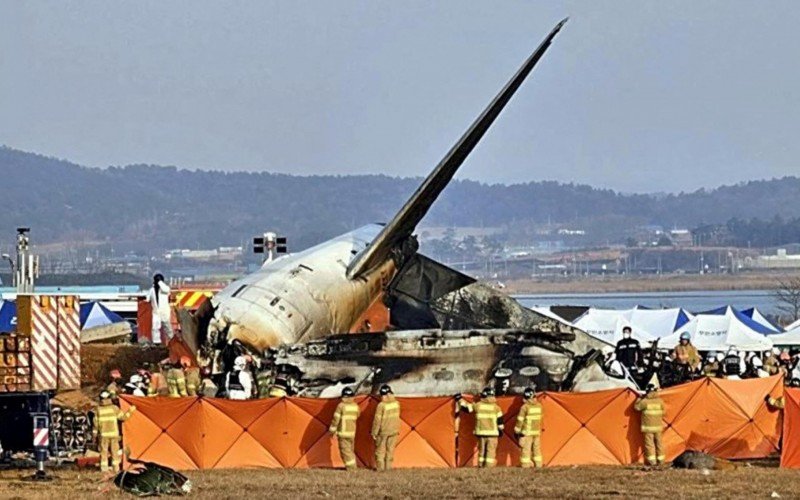 Avião com 181 pessoas a bordo cai em Muan, na Coreia do Sul, após colisão com pássaros | abc+
