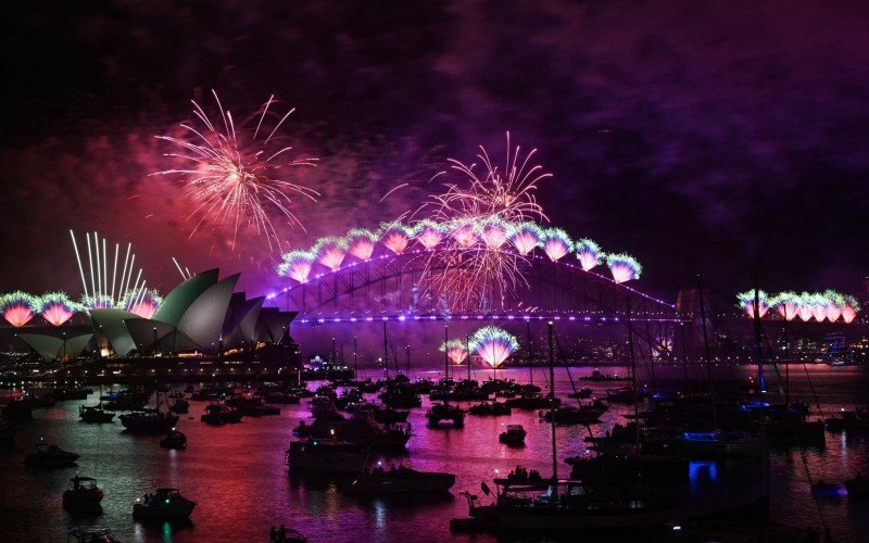 Ano-novo em Sydney, Austrália 