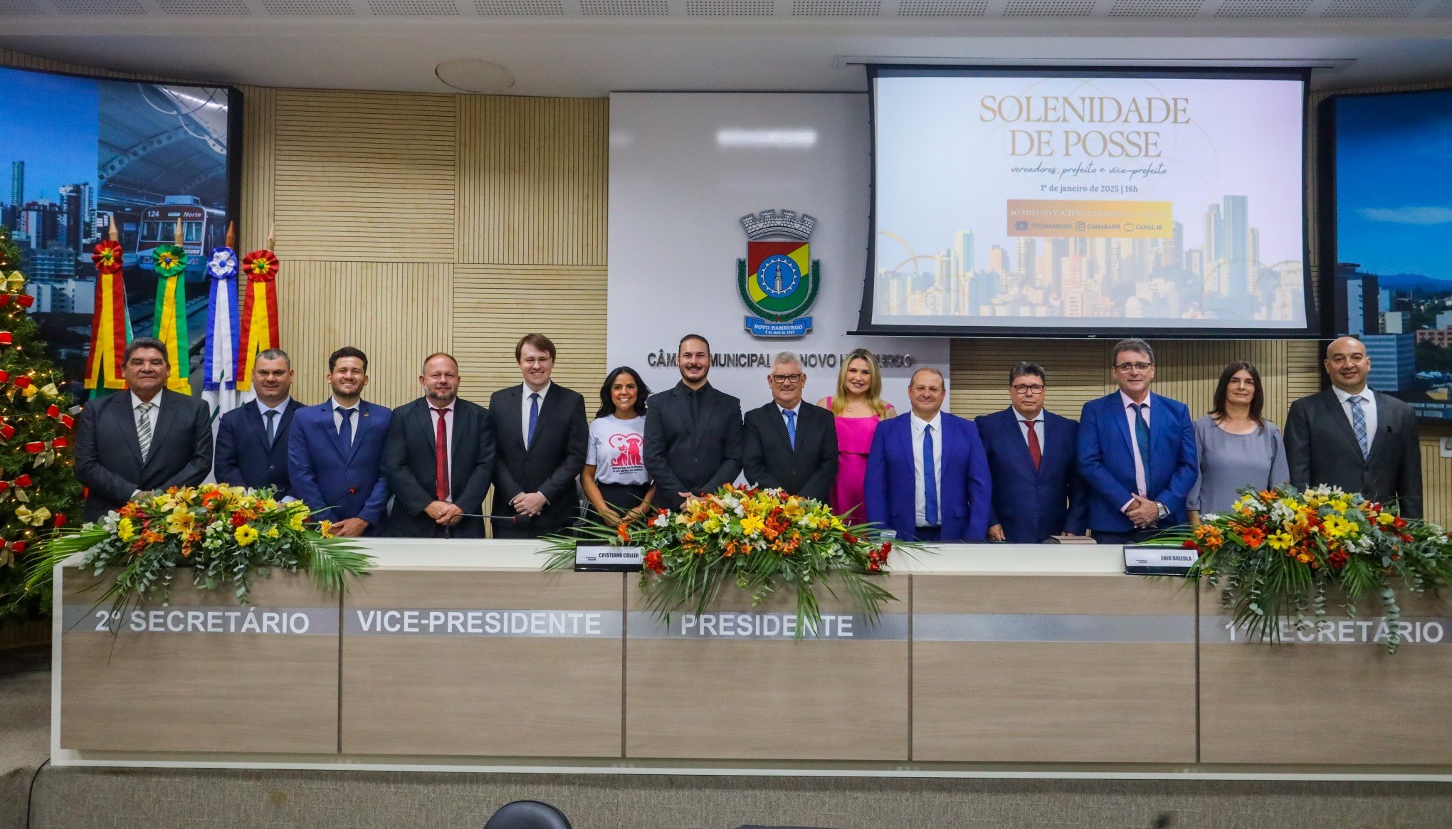 Quem é o quarteto que vai liderar os trabalhos na Câmara de Vereadores hamburguense neste ano