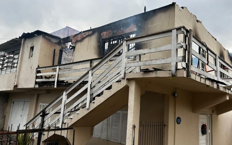 Incêndio no bairro Rio Branco em Novo Hamburgo 