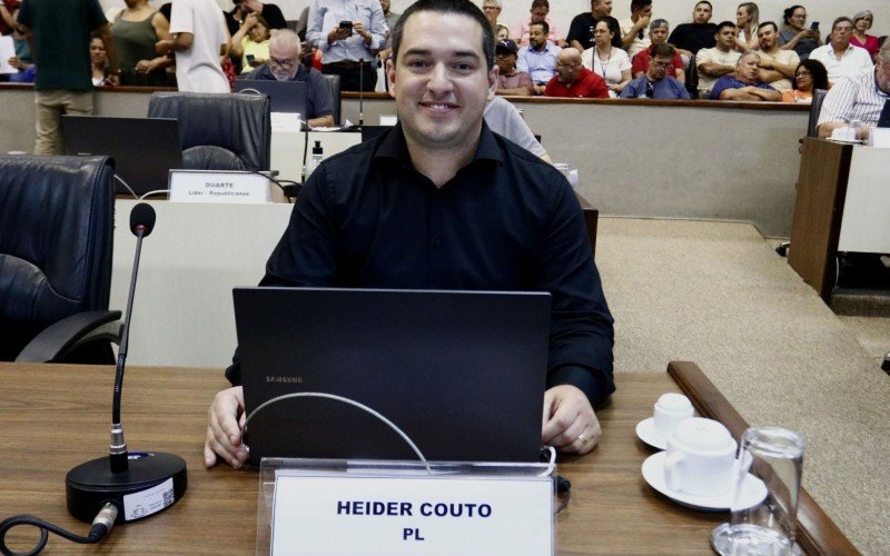 No seu primeiro mandato, o vereador Heider Couto (PL) quer estar nas ruas, ouvindo as demandas da população