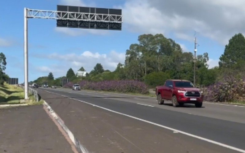 Trânsito tranquilo na BR-290 (free way) na manhã de sábado (4) | abc+