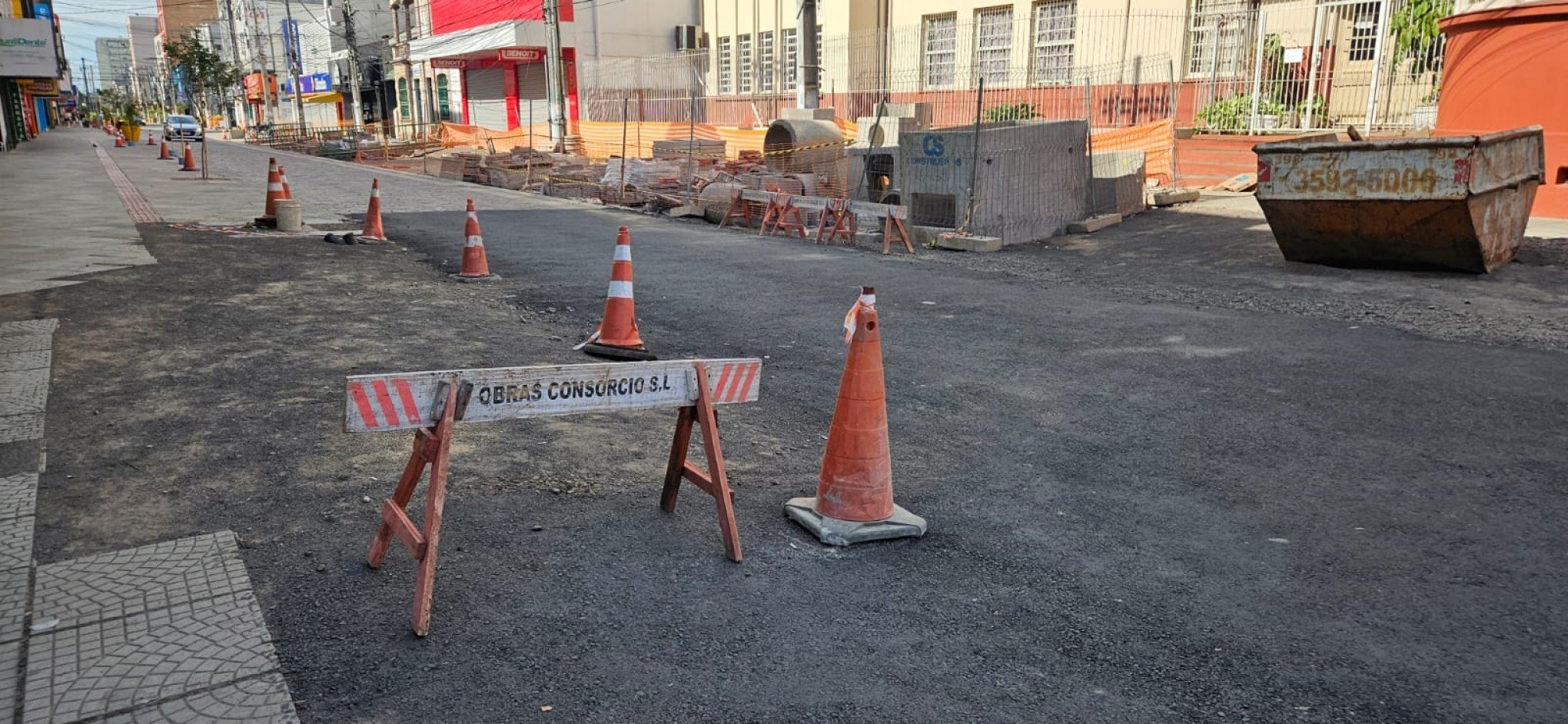 Obras de revitalização da Rua Independência recomeçam nesta terça-feira