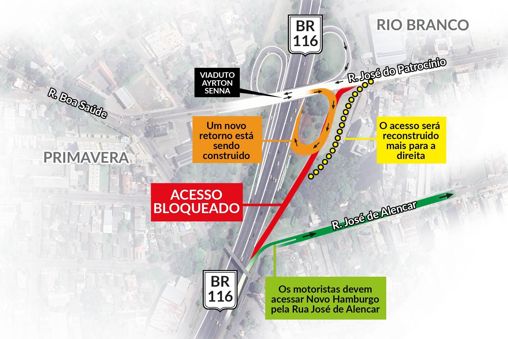 BR-116: Mapa e vídeo mostram local de bloqueio no trânsito e como desviar