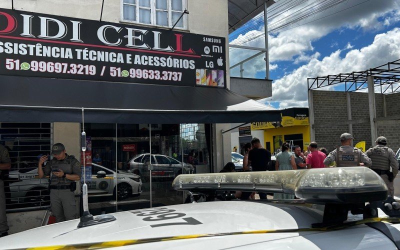 Didi foi morto dentro da sua loja de assistência técnica para celulares, no bairro Santo Afonso, em Novo Hamburgo