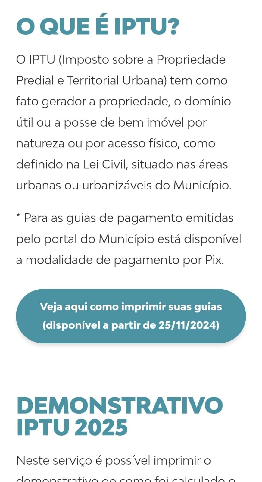 3 - Em seguida, localize a opção "Veja aqui como imprimir suas guias" | abc+