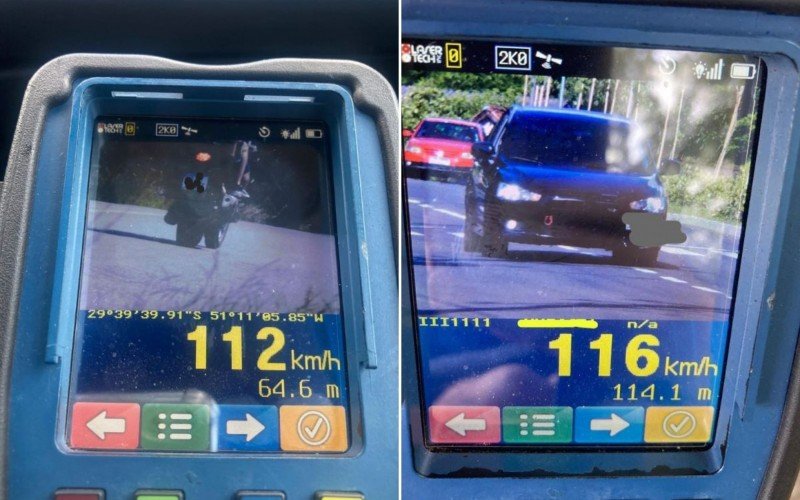 Motoristas trafegaram em velocidade acima de 100km/h em avenida de Estância Velha | abc+