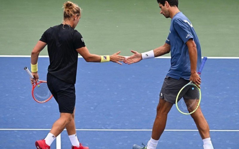 Gaúcho Rafael Matos e o mineiro Marcelo Melo, tenistas   | abc+