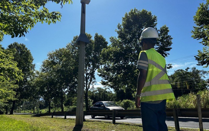 Sensor de tráfego instalado na BR-116, em Dois Irmãos, auxilia no monitoramento e na segurança das estradas | abc+