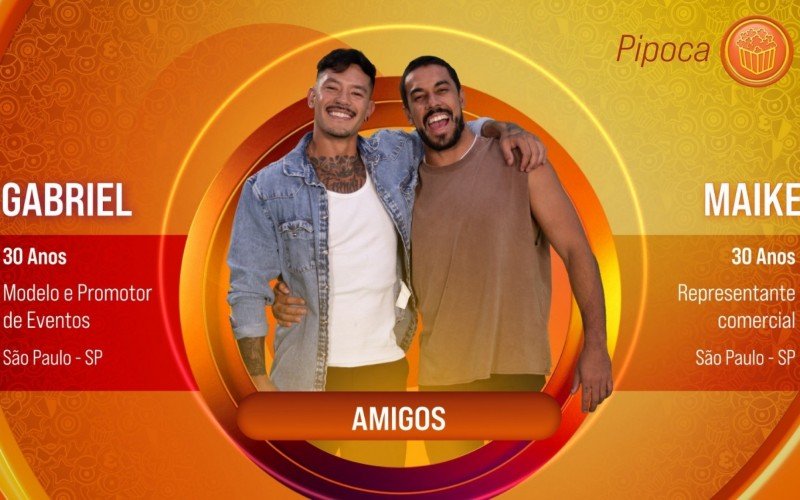 Gabriel e Maike têm 30 anos e disputam o prêmio milionário a partir da próxima segunda-feira (13) | abc+