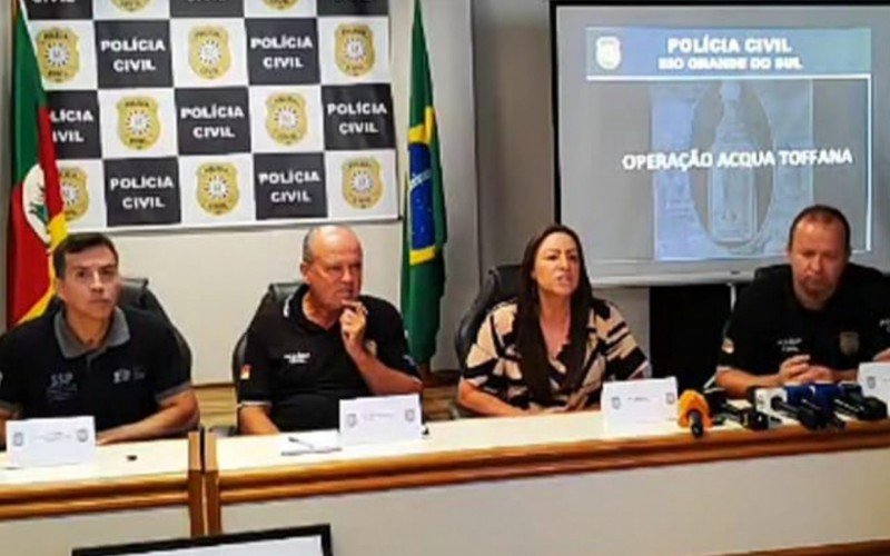 Coletiva de imprensa revelou detalhes do caso do bolo envenenado