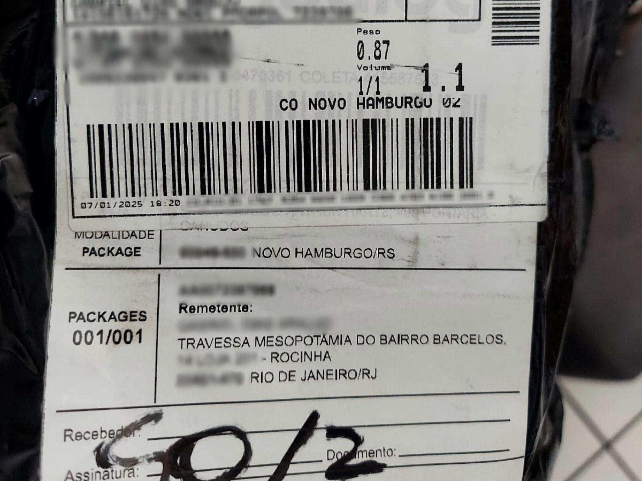 Granadas encontradas em condomínio de Novo Hamburgo foram enviadas da Favela da Rocinha