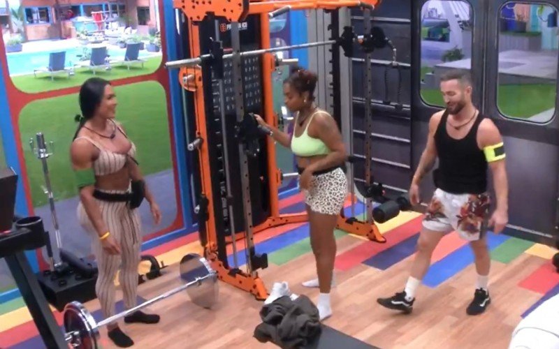 Gracyanne Barbosa e Diego Hypólito falaram sobre Belo na tarde desta terça-feira (14) no BBB 25 | abc+