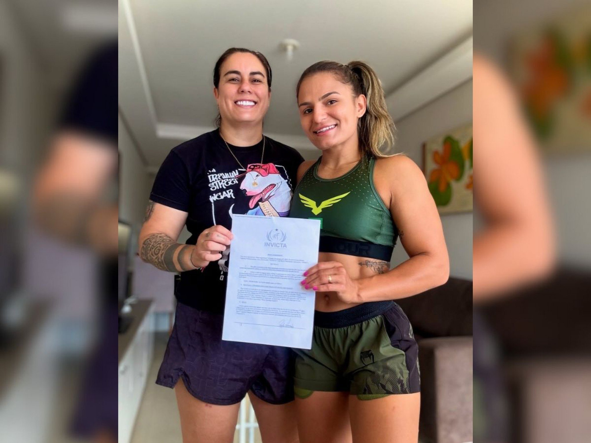 Rayla Nascimento, a Índia, fecha contrato com o maior evento de MMA feminino