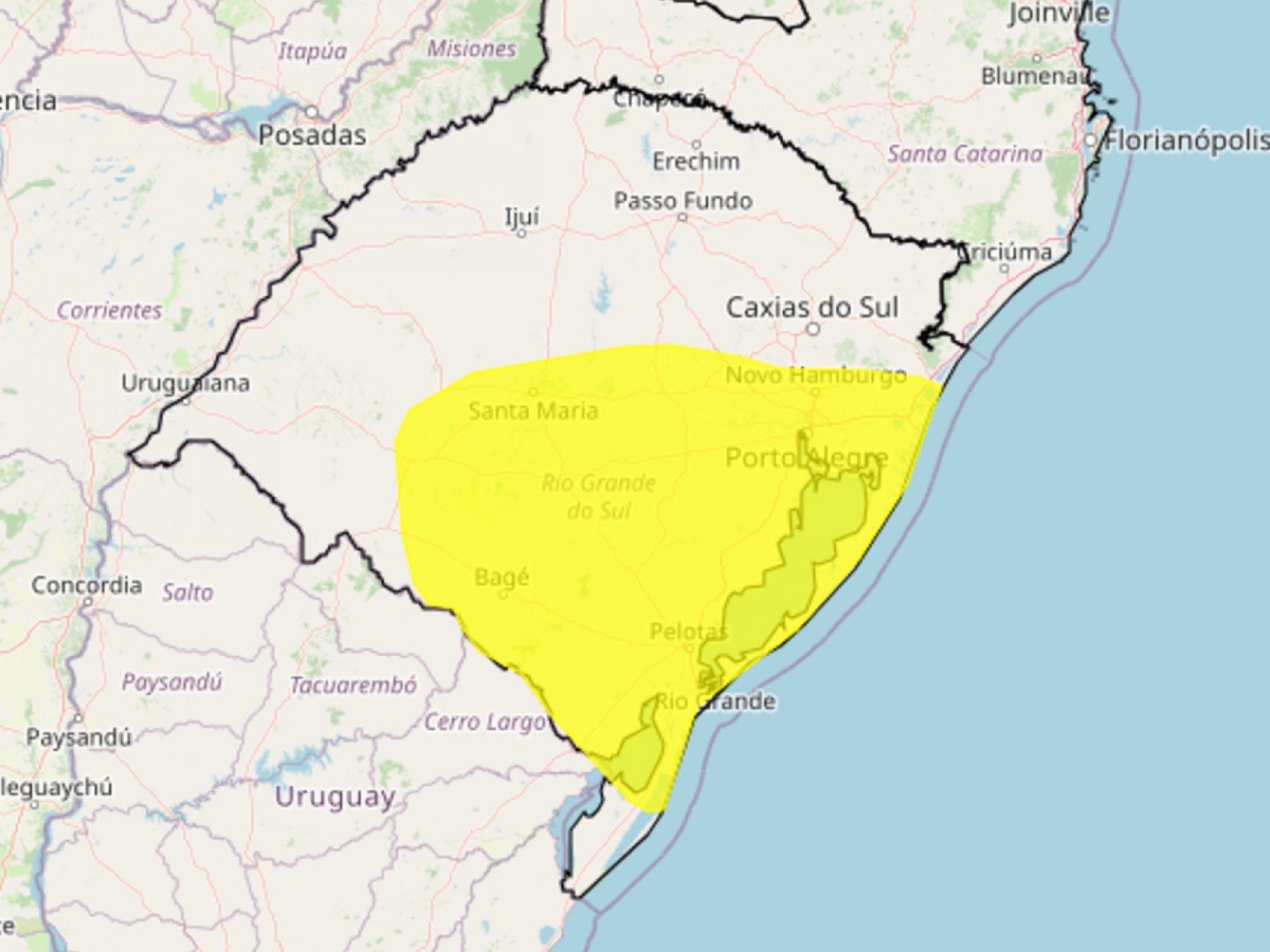 BOLHA DE CALOR: O que esperar das tempestades nas próximas horas com a temperatura perto dos 40°C no RS