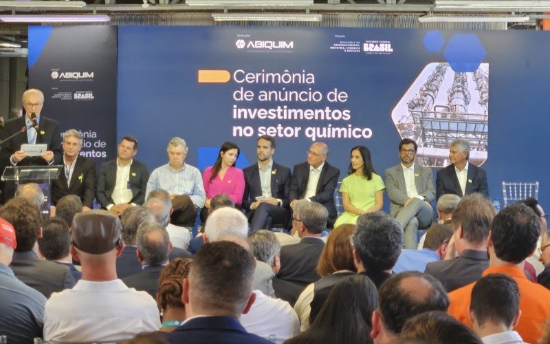 Anúncio de investimentos no setor químico ocorreu nesta sexta-feira, em Triunfo | abc+