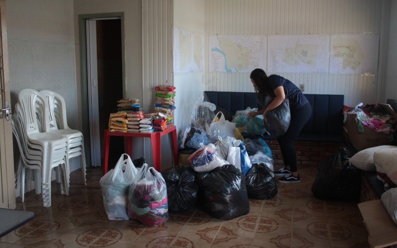 Ação solidária acontece no bairro Mathias Velho