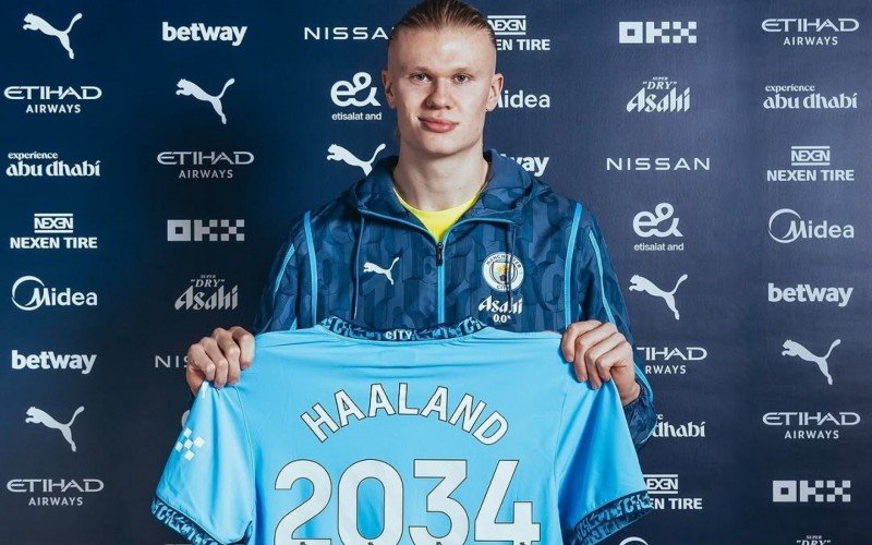 Haaland renova contrato com o Manchester City até 2034 | abc+
