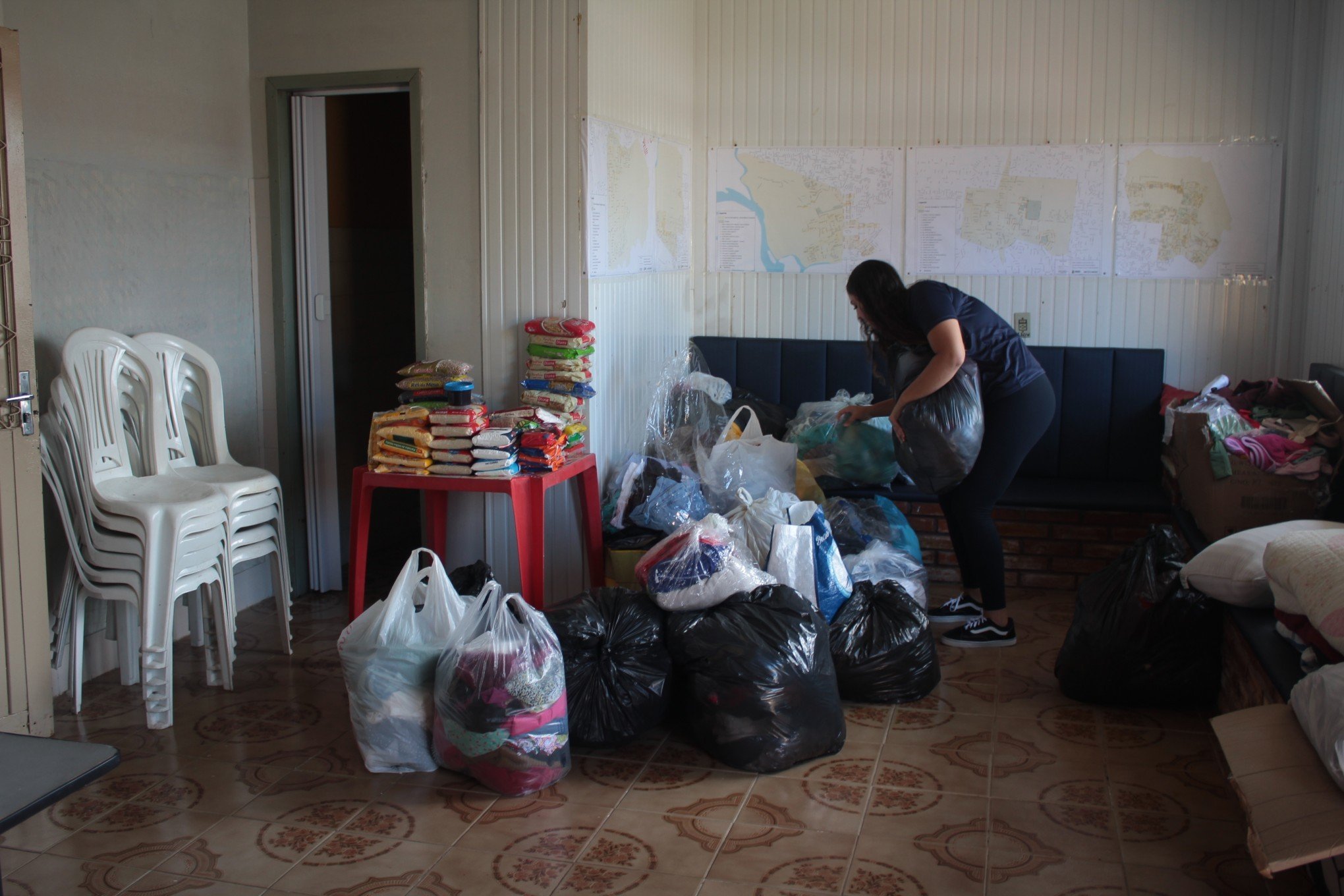 Moradores de Canoas arrecadam doações para Santa Catarina