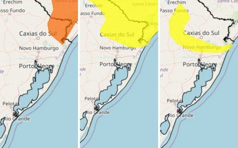 RS tem três alertas do Inmet para chuvas intensas | abc+