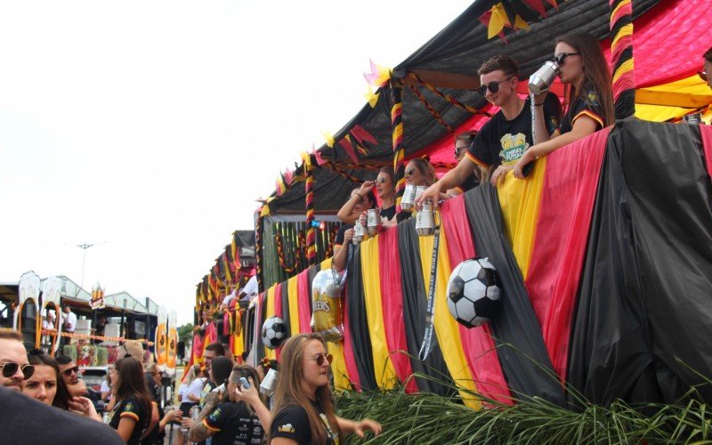 Preparativos para o desfile