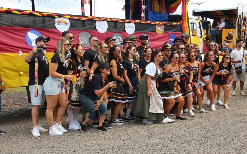 Preparativos para o desfile