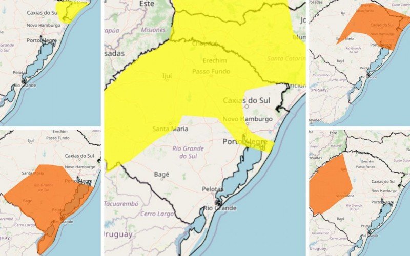 ALERTA DE TEMPESTADE: Rio Grande do Sul tem 5 novos alertas do Inmet para as próximas horas | abc+